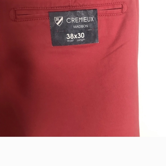 Cremieux Madison salmon chino pants casual size 38X30 - Picture 2 of 6